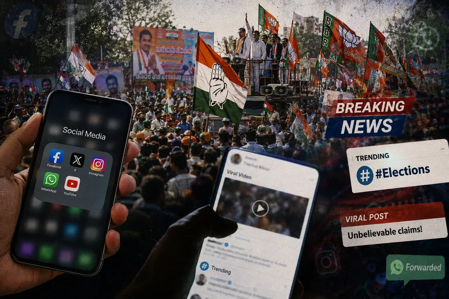 Inside Telangana’s digital election battlefield: The rise of political narratives