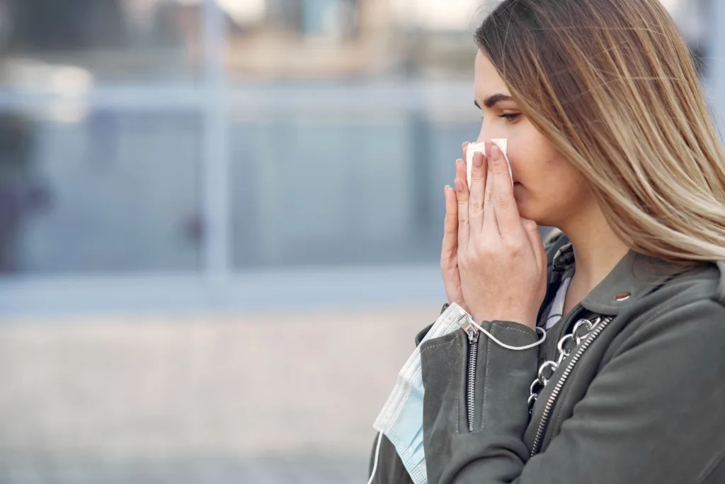 Representational image of Runny or blocked nose / Pexels