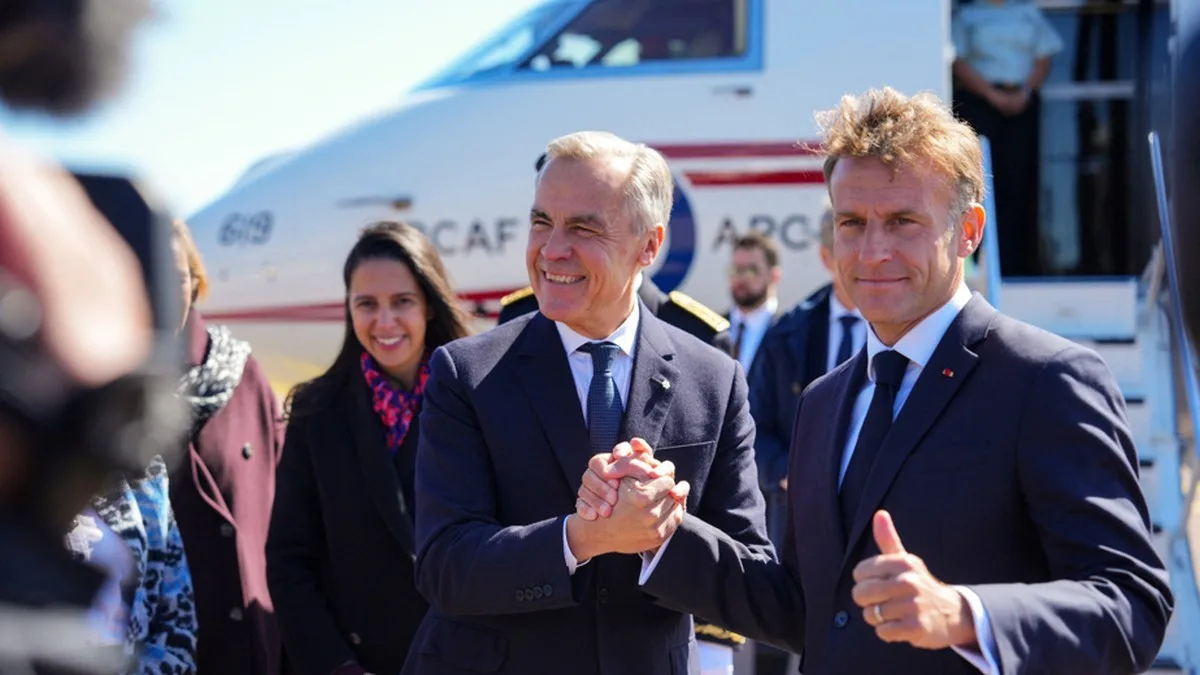 Macron Hosts Carney on French Islands Off Canada With Sovereignty and Energy on the Table | X (@Global1Newz)