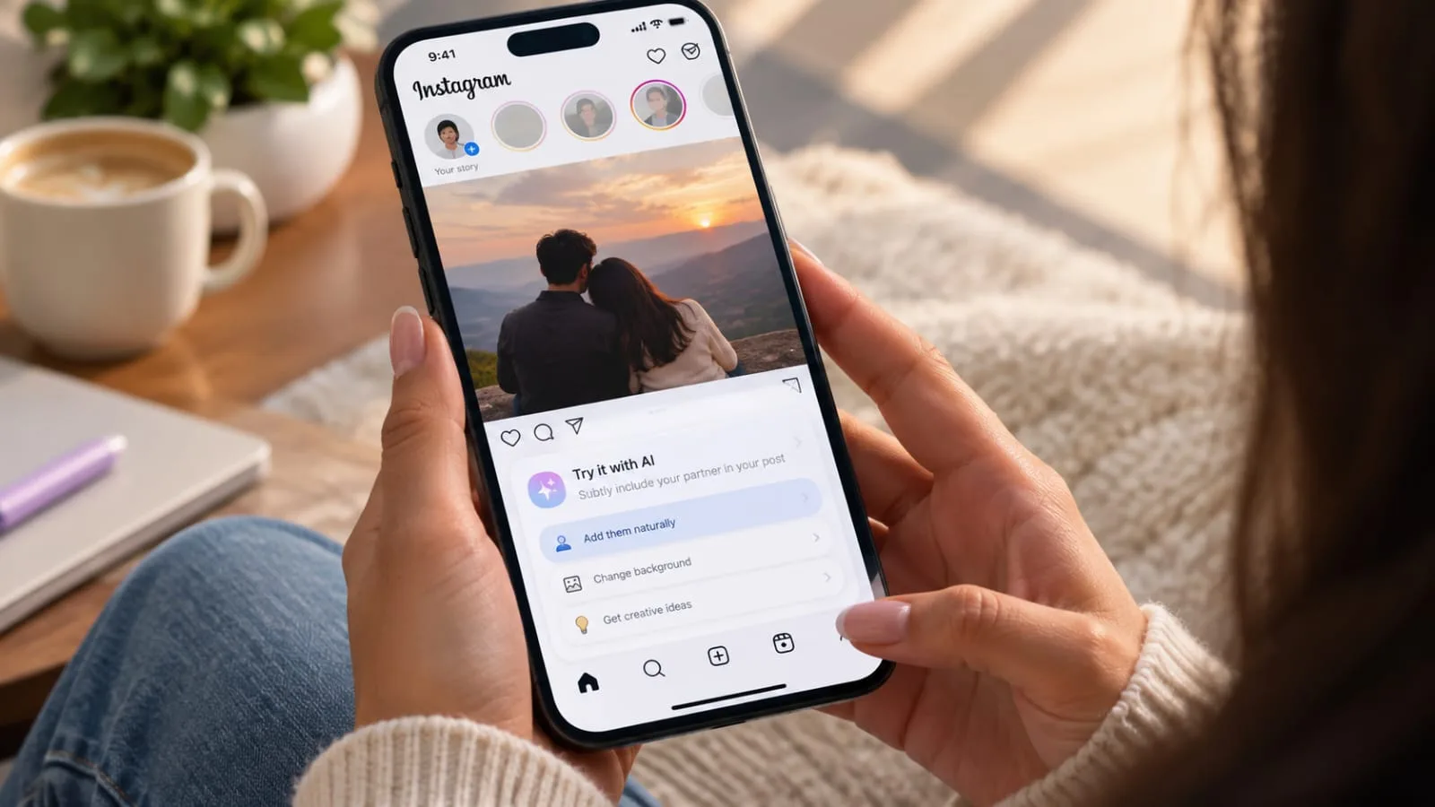Instagram’s AI feature makes soft launching your relationship easier