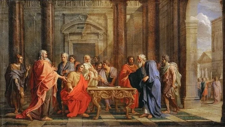 representational image of ancient Greek courts| Ai generated